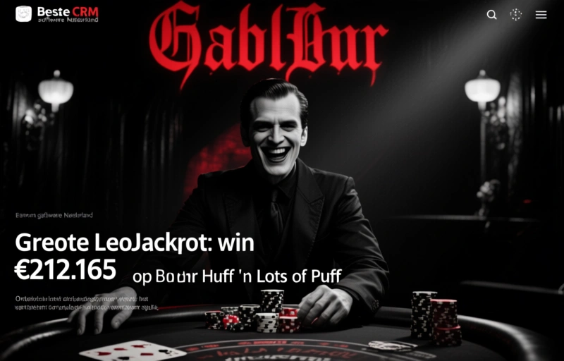 Grote LeoJackpot: win €212.165 op Huff 'n Lots of Puff