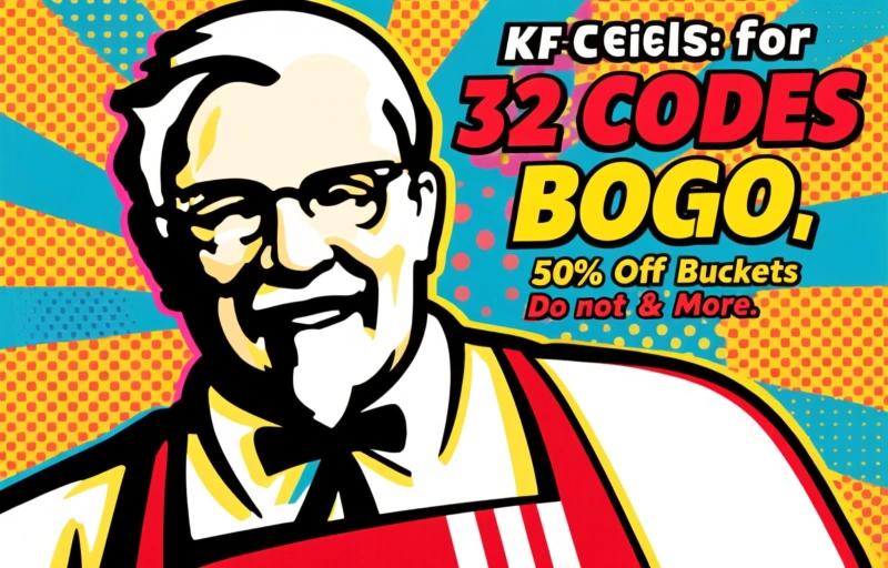 KFC Deals: 32 Codes for BOGO, 50% Off Buckets & More