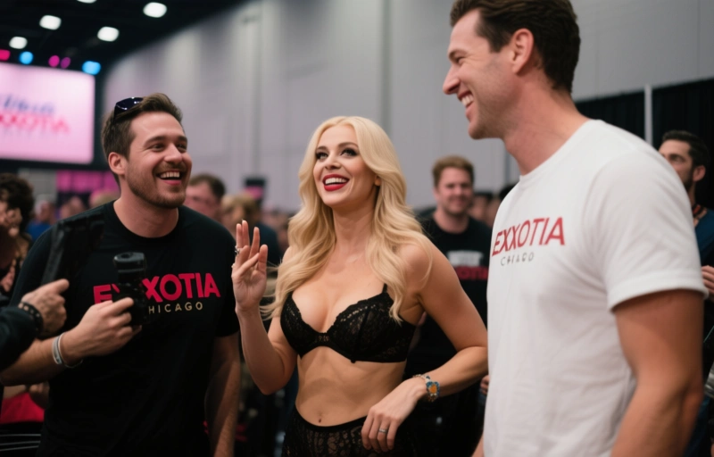Tiffani Madison trifft Fans auf der EXXXOTICA Chicago
