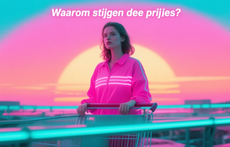 Visuele weergave van Supermarkt prijzenstijging