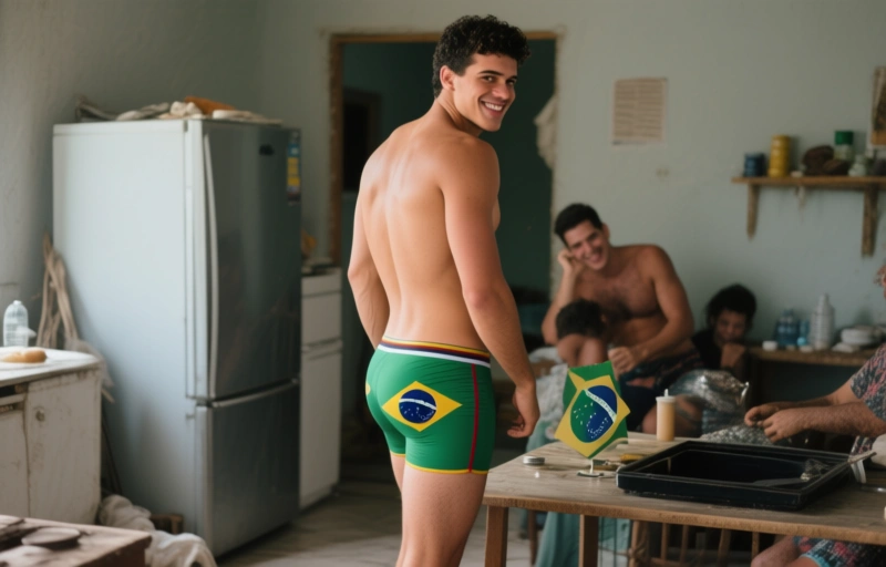 Brasilianisches Model Lukas Rodrigues: Heißer Hintern
