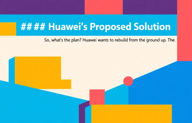 Visual representation of Huawei's Vision