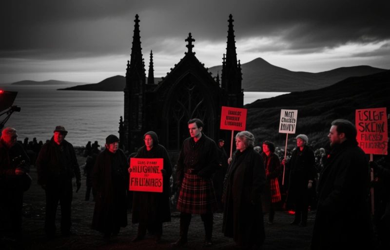 Isle of Skye Locals Protest Highlander Filming