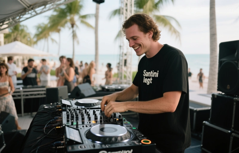 Santini legt in Miami auf: DJ-Set bei XBIZ 2025