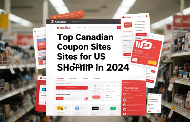 Visual representation of Top Canadian Coupon Sites for US Shoppers in 2024