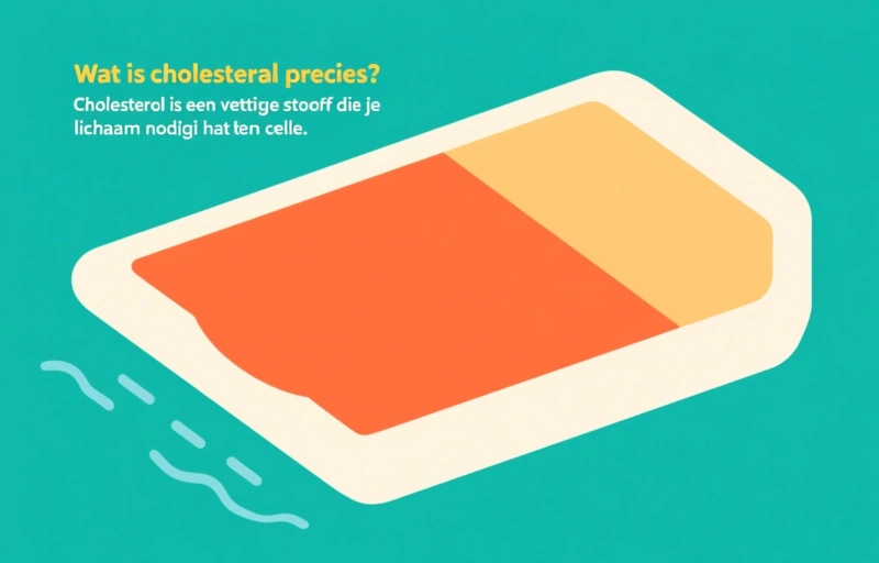 Visuele weergave van Te veel mensen met te hoog cholesterol in Nederland