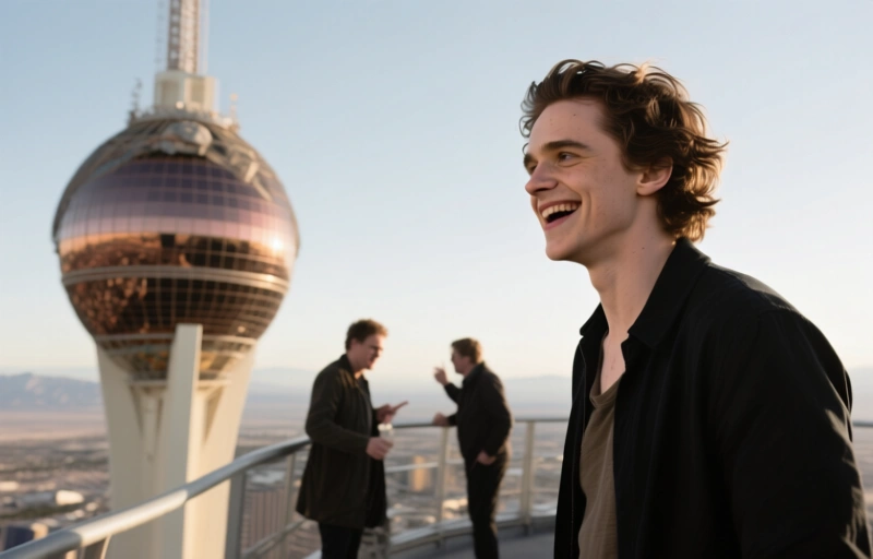 Timothée Chalamet: Primer Humano en la Cima de la Esfera de Las Vegas