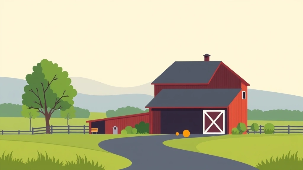 9-Acre Business Opportunity: Land, Barn & Apartment
