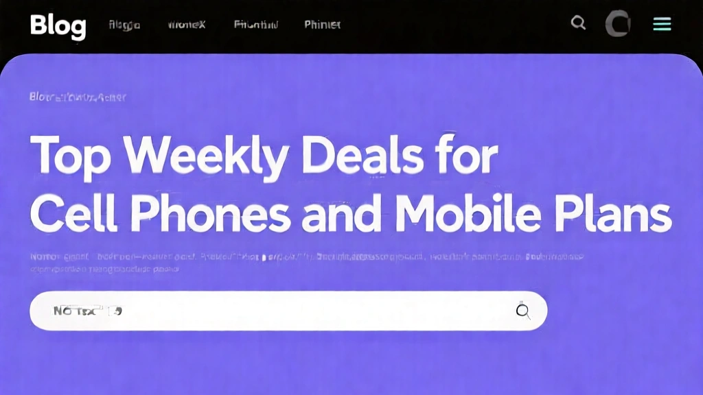 Top Weekly Deals for Cell Phones and Mobile Plans