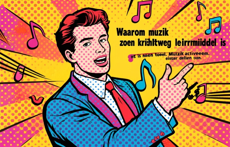 Visual representation of Zingend Nederlands leren