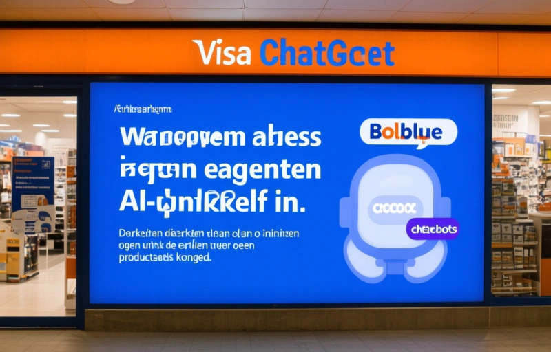 Visuele weergave van Visa ChatGPT integratie