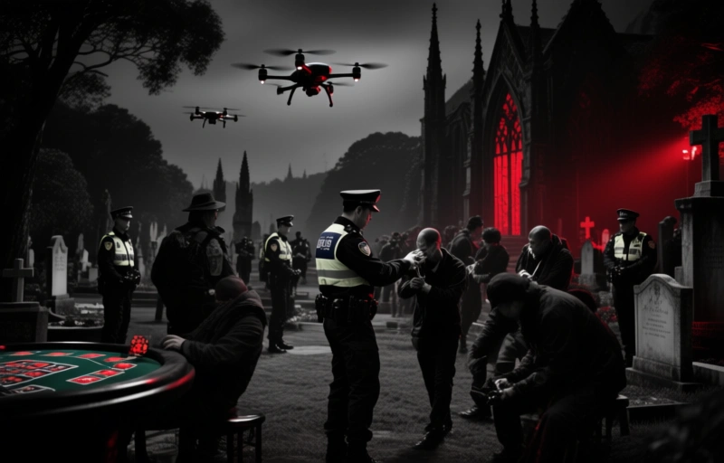 Politie pakt illegale gokkers op in China met drones
