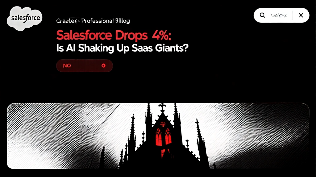 Salesforce Drops 4%: Is AI Shaking Up SaaS Giants?