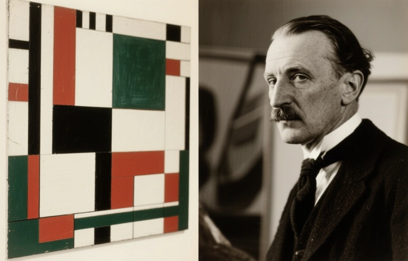 Visual representation of Van Doesburg & Hungary's Avant-Garde