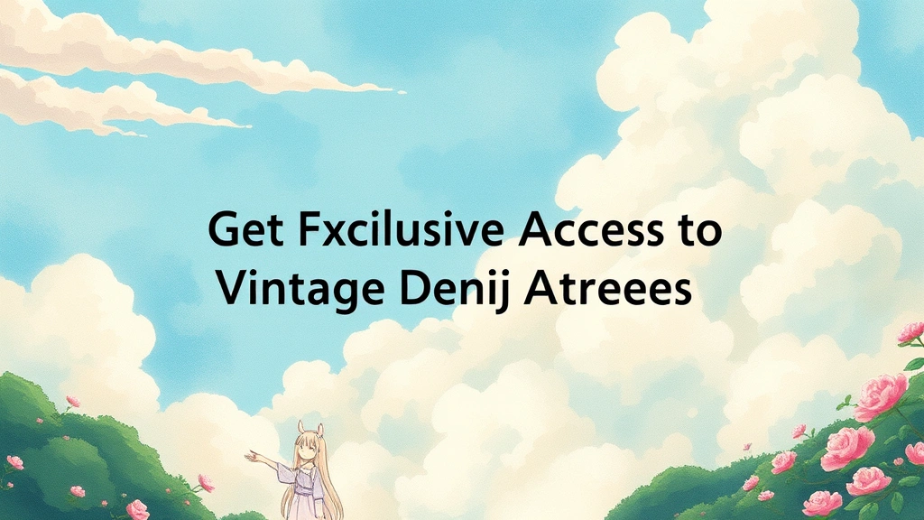 Get Exclusive Access to Vintage Denim Archives