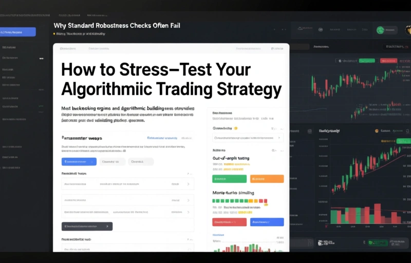 Visual representation of How to Stress-Test Your Algorithmic Trading Strategy