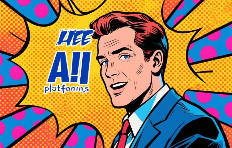 Visuele weergave van AI-beleggen platforms