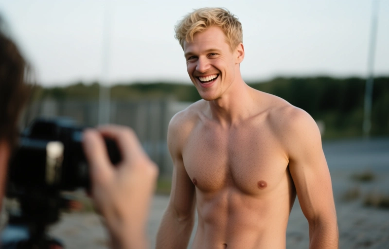 Blond Jock Owen Lindberg Nude And Hard!