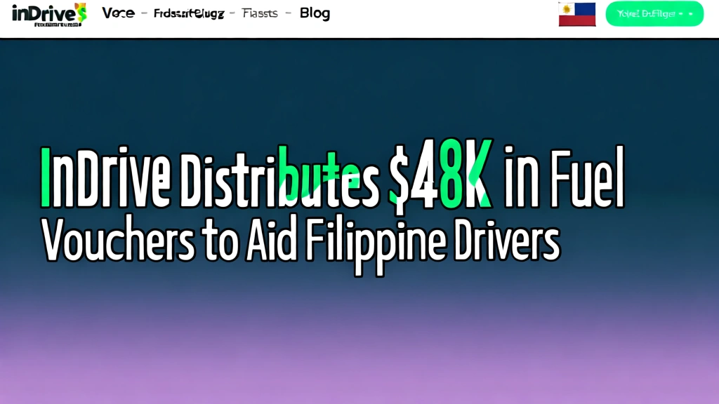 inDrive Distributes $48K in Fuel Vouchers to Aid Filipino Drivers