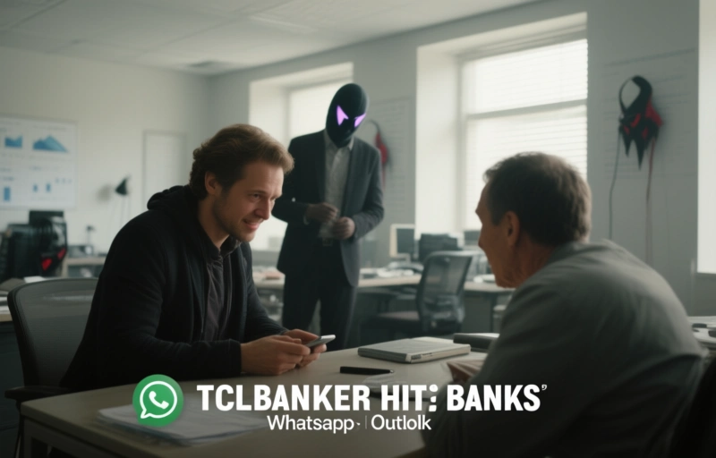 TCLBANKER Trojan Hits Banks via WhatsApp and Outlook