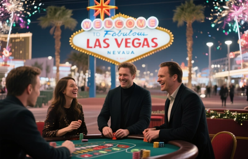 Las Vegasin uudenvuoden ilotulitus: Parhaat näköalapaikat