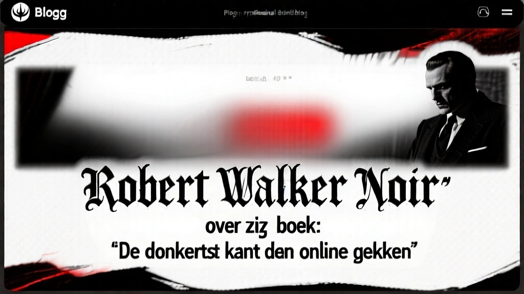 Robert Walker over zijn boek: De donkere kant van online gokken