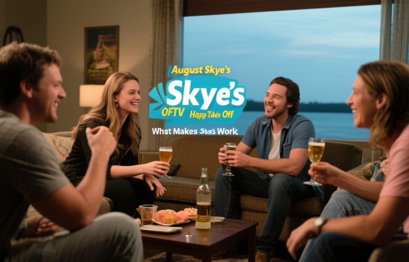 Visual representation of August Skye's OFTV Happy Hour Series Takes Off