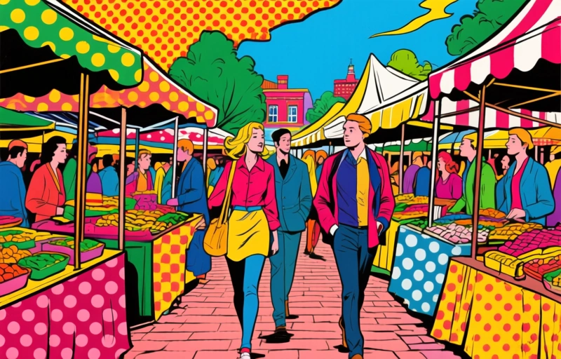 Visuele weergave van Gratis Fantasia Disneymarkt in Vught