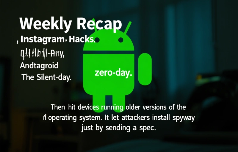 Visual representation of Weekly Recap