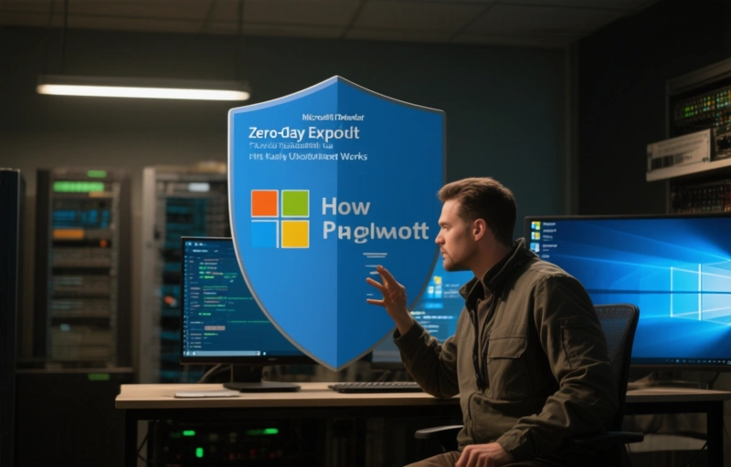 Visual representation of Microsoft Defender Zero-Day Exploit Hits Fully Updated Windows