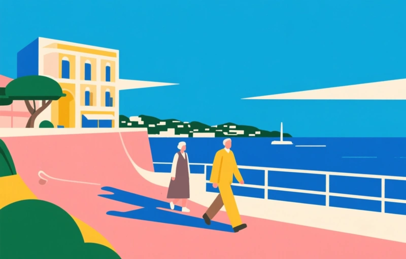 Visual representation of Cannes Architecture Through the Decades
