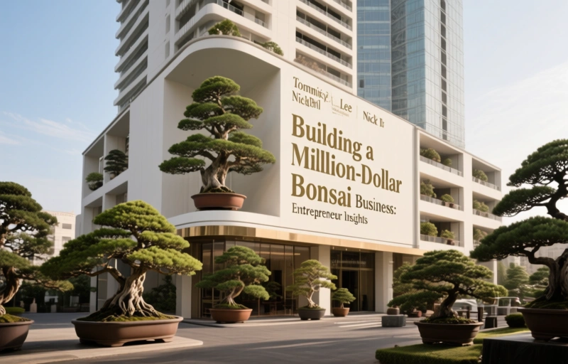 Visual representation of Building a Million-Dollar Bonsai Business