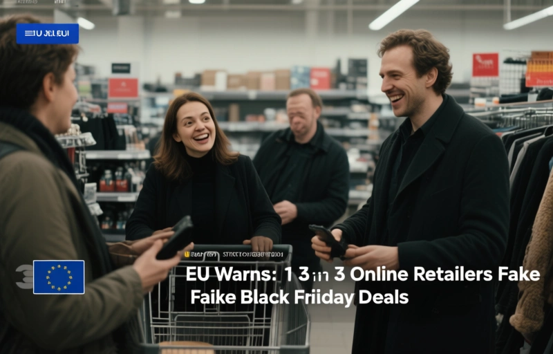 EU Warns: 1 in 3 Online Retailers Fake Black Friday Deals