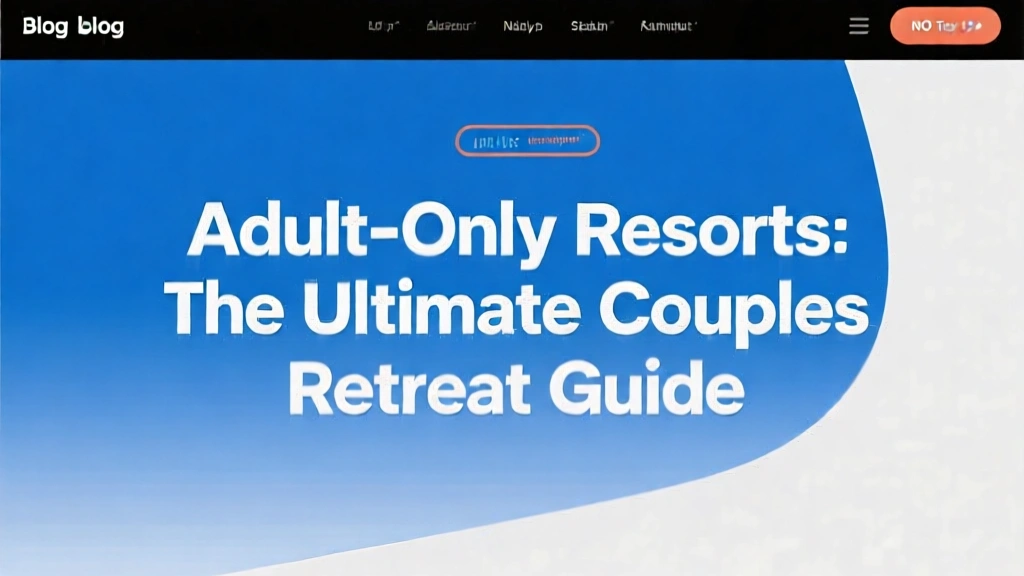 Adult-Only Resorts: The Ultimate Couples Retreat Guide