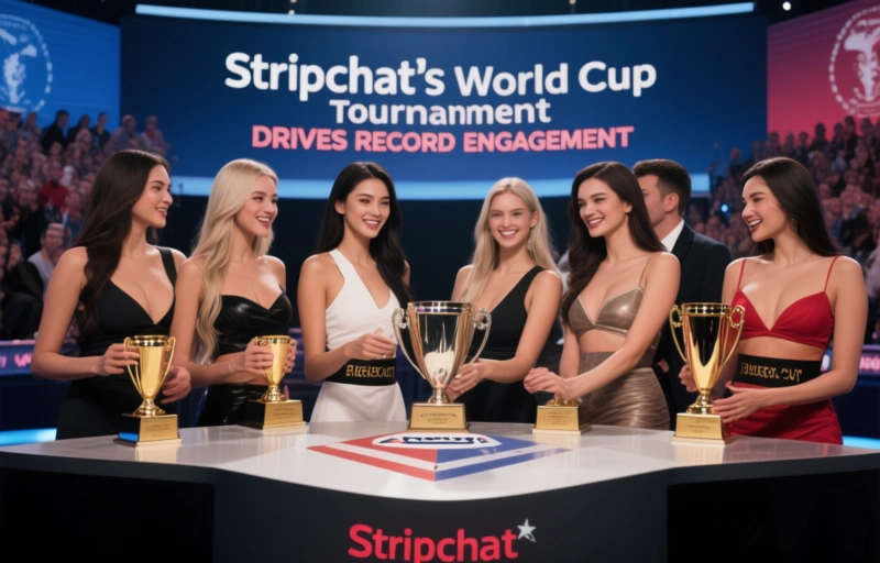 Visual representation of Stripchat's World Cup Tournament Drives Record Engagement