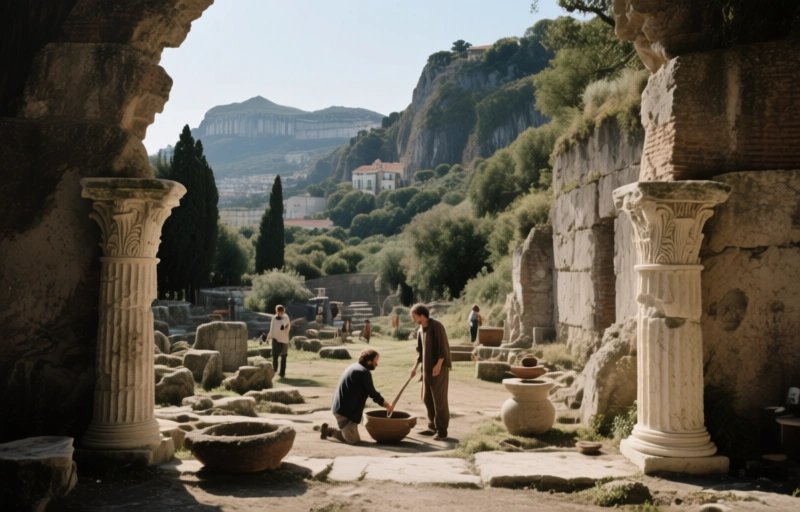 Naples Through Stinemolen's Eyes: Nature and Ancient Imagery