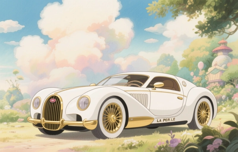 Bugatti's La Perle Rare: A Stunning White-Gold Mistral