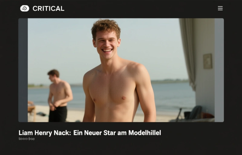 Liam Henry nackt: Ein neuer Star am Modelhimmel