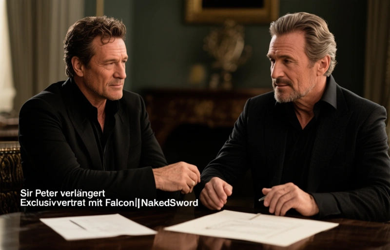 Visuelle Darstellung von Sir Peter verlÀngert Exklusivvertrag mit Falcon|NakedSword