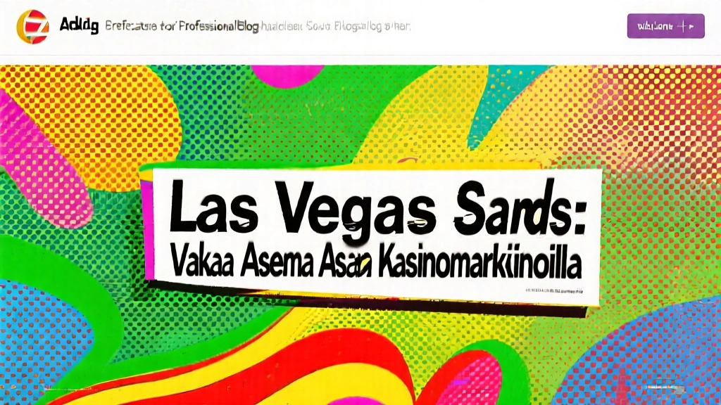 Las Vegas Sands: Vakaa Asema Aasian Kasinomarkkinoilla