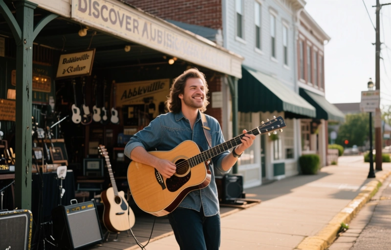 Visual representation of Discover Abbeville's Authentic Music Scene & Culture