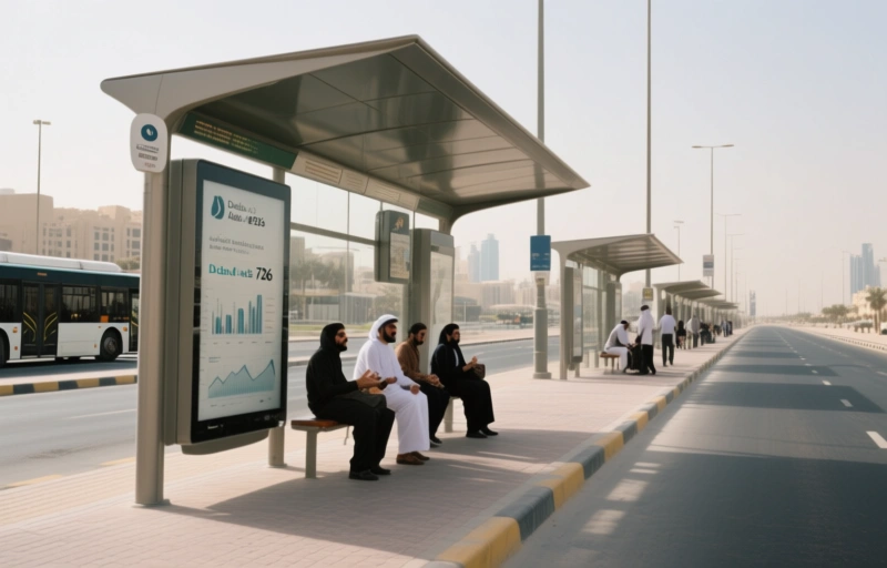 Dubai Adds 726 Modern Bus Shelters for Riders