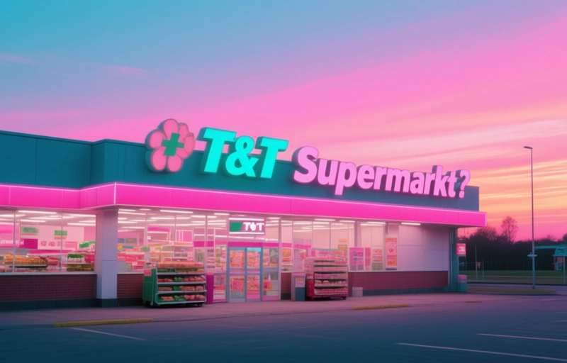 Visuele weergave van Openingsdatum eerste T&T Supermarkt in Bay Area bekend