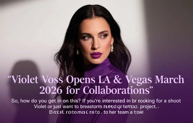 Visual representation of Violet Voss Opens LA & Vegas March 2026 for Collaborations