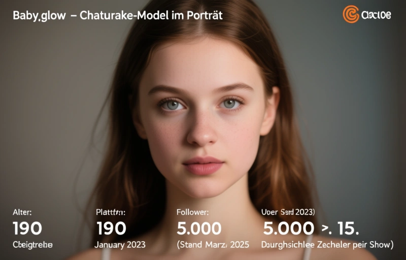 Visuelle Darstellung von Baby_glow_ – Chaturbate-Modell im Porträt