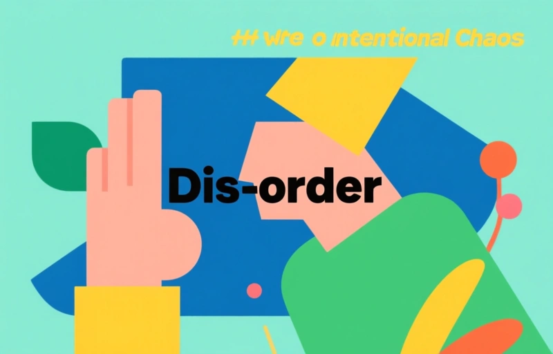 Visual representation of Volta Collective's Dis-order