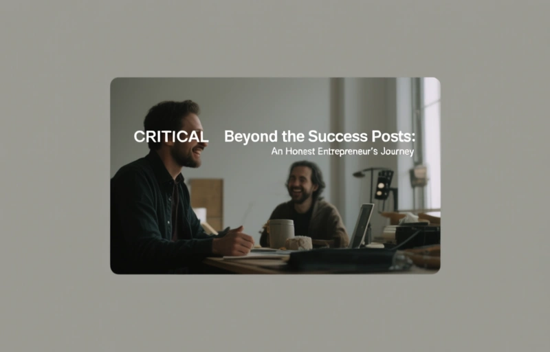 Beyond the Success Posts: An Honest Entrepreneur's Journey