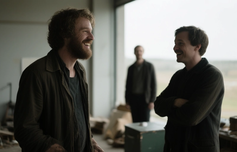 Carter Woods und Eddie Patrick bei Disruptive Films