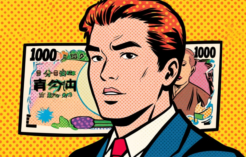 Visuele weergave van Japanse valutareserves