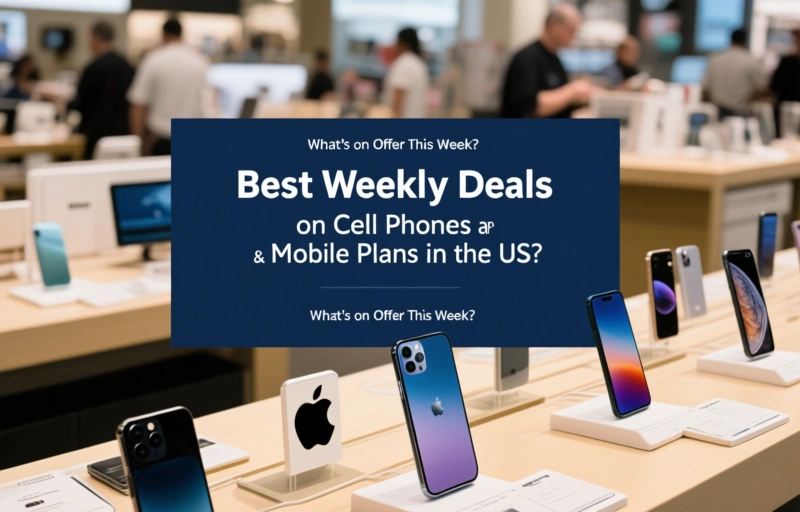 Visual representation of Best Weekly Deals on Cell Phones and Mobile Plans in the US